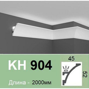 Карниз полимерный для LED освещения Grand Decor KH 904 KH 904 фото