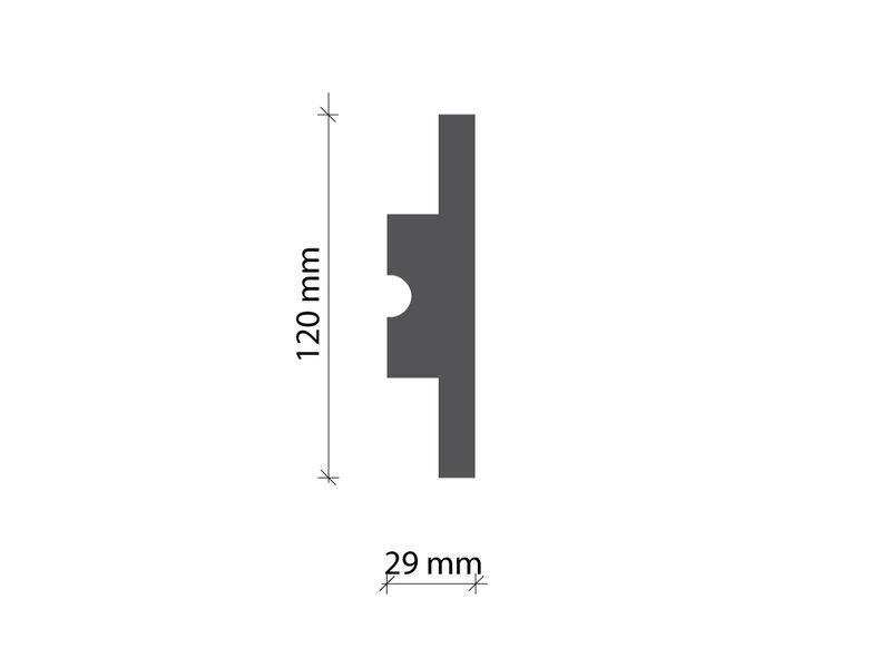 Карниз Tesori KD502 (120х29) мм KD502 фото