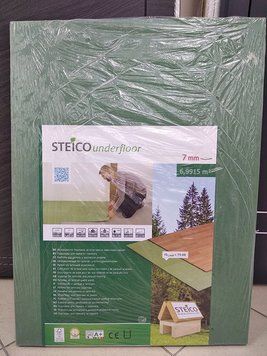 Подложка Steico UNDERFLOOR (Тихий ход) Зеленый цвет 7 мм [SU7MMZ] SU7MMZ фото