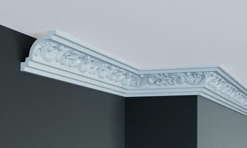 Карниз поліуретановий з орнаментом Gaudi Decor C 173 Flexi C 173 Flexi фото