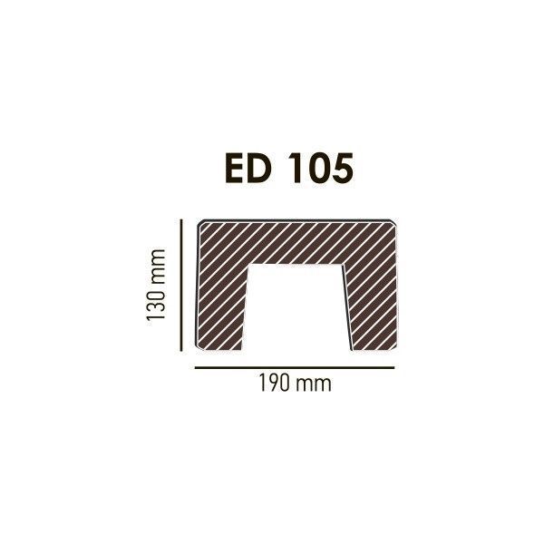 Балка поліуретанова DECOWOOD модерн ED 105 (4м) classic 19х13 см ED 105 (4м) фото