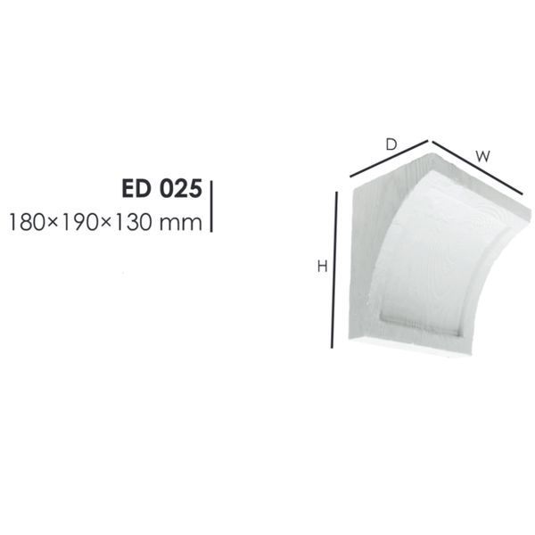 Консоль Decowood ED025 модерн 19х13 світла ED025 фото
