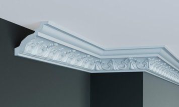 Карниз поліуретановий з орнаментом Gaudi Decor C 177 C 177 фото