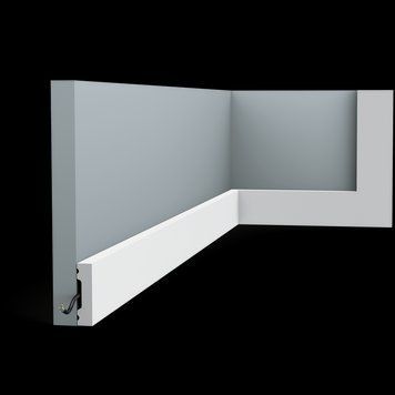 Плінтус Orac Decor SX162 (40x10) мм гнучкий SX162F фото