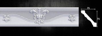 Карниз из пенополистирола с рисунком Optima Decor 1002 (71x71)мм 1002 фото