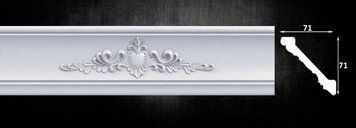 Карниз из пенополистирола с рисунком Optima Decor 1005 (71x71)мм 1005 фото