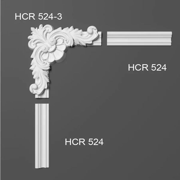 Угловой полиуретановый элемент Grand Decor HCR 524-3 HCR 524-3 фото
