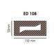 Балка Decowood ED 108 модерн 15х5 см (3 м) біла ED108 фото 2