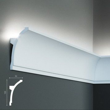 Карниз Tesori KF704 (100x50)мм KF704 фото