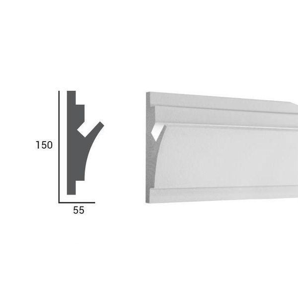 Карниз Tesori KD402 (150x55)мм KD402 фото