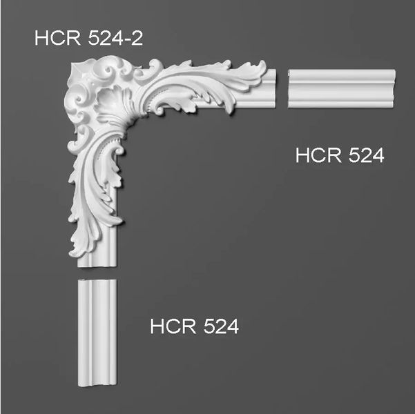Угловой полиуретановый элемент Grand Decor HCR 524-2 HCR 524-2 фото