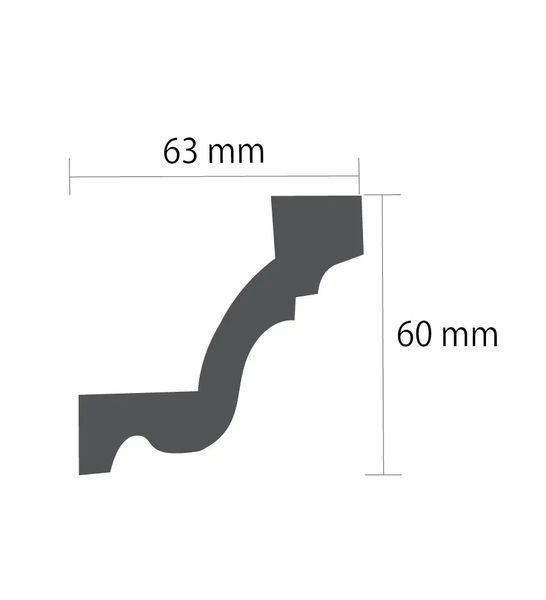 Карниз полиуретановый гладкий Gaudi Decor P 134 P 134 фото