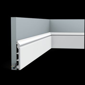 Плінтус Orac Decor SX118 (140х18)мм гнучкий SX118F фото