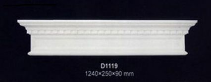 Фронтон лиштви поліуретановий Harmony D 1119 D 1119 фото
