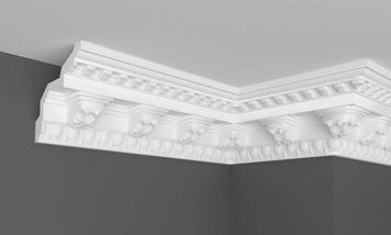 Карниз поліуретановий з орнаментом Gaudi Decor C 139 C 139 фото
