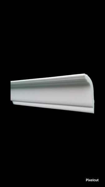 Плінтус стельовий Premium Decor PS 70 гладкий екструдований PS 70 фото