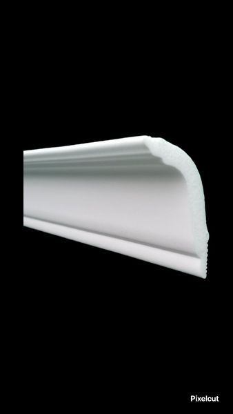 Плінтус стельовий Premium Decor PS 70 гладкий екструдований PS 70 фото