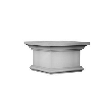 Капитель &ndash; база Prestige Decor LC 116-1 колонны квадратной фасадной полистироловой. LC 116-1 фото