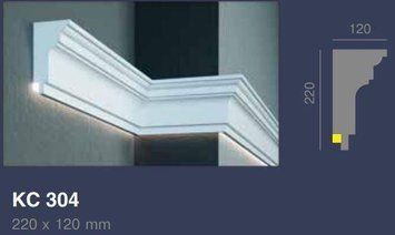 Карниз фасадний Prestige Decor KC 304 led KC 304 led фото