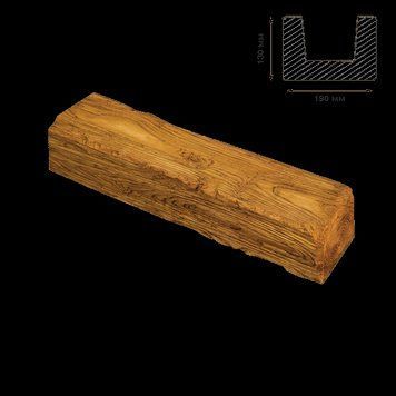 Балка Decowood рустик EQ005 19х13см (4 м) EQ005 фото