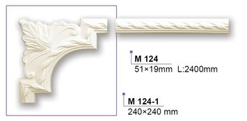 Кутовий елемент поліуретановий Harmony M 124-1 1500256464 фото