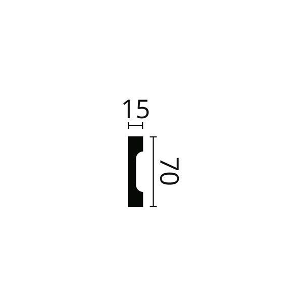 Плинтус NMC Wallstyl WD2 (70x15)мм WD2 фото