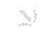 Карниз NMC Wallstyl WT6 (40x40) мм WT6 фото 2