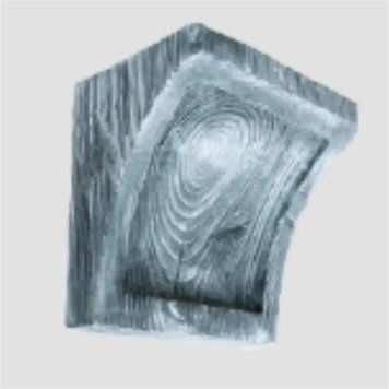 Консоль балки поліуретанової DECOWOOD рустик EQ 025 classic 19х13 сіра EQ 025 фото