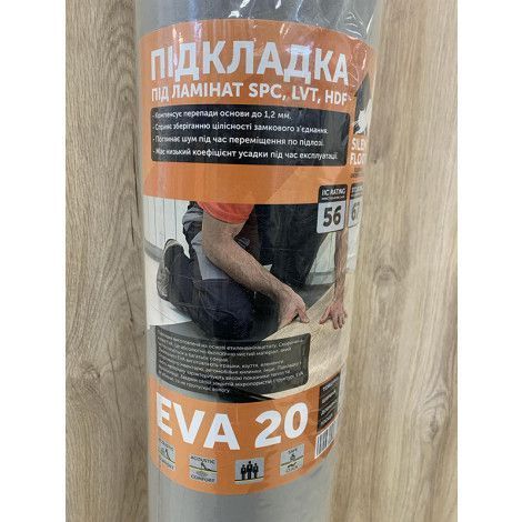 Подложка SILENT FLOOR EVA 20 -2 мм ( 10 м2)  SILENT FLOOR EVA 20 -2 мм  фото