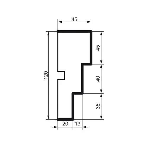 Молдинг фасадный Prestige Decor MC 157 MC 157 фото
