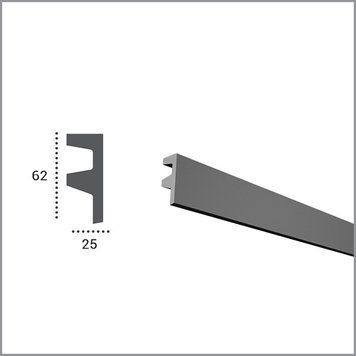 Карниз Tesori KF501 (62x25)мм гибкий KF501F фото