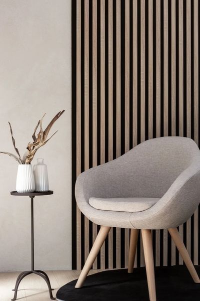Панель декоративна WOODLINE 2700*300 чорний/дуб сонома, 0,81 м2/шт 2134295863 фото