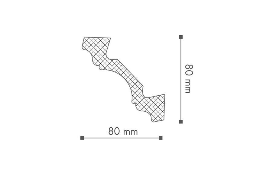 Карниз NMC Allegro AL9 (80x80)мм AL9 фото