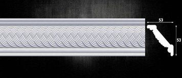 Карниз из пенополистирола с рисунком Optima Decor 701 (53x53)мм 701 фото