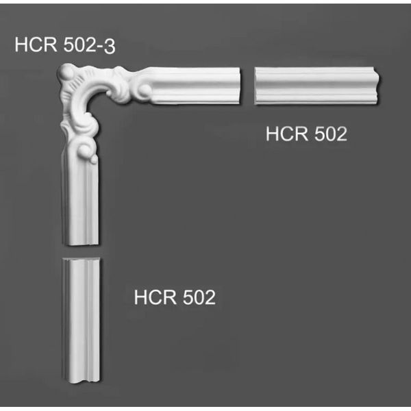 Кутовий елемент поліуретановий Grand Decor HCR 502-3 HCR 502-3 фото