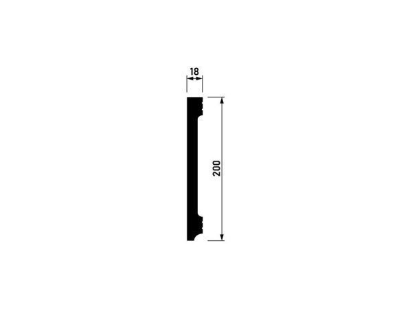 Плінтус NMC Wallstyl FD20s (200х18) мм FD20s фото