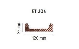 Панель Decowood ET306 рустик 12х3,5см ( 3 м) ET306 фото