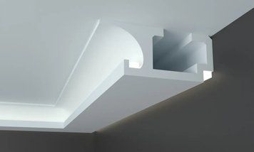 Карниз для LED освітлення серія D Tesori KD 409 KD 409 фото