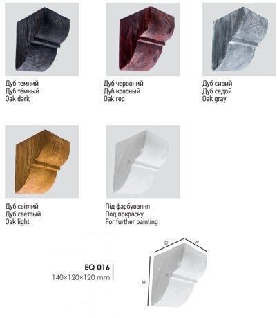 Консоль Decowood EQ016 рустик 12х12 EQ016 фото