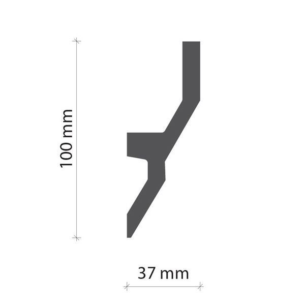 Карниз Tesori KF720 (100х37) мм KF720 фото
