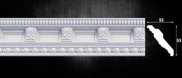 Карниз из пенополистирола с рисунком Optima Decor 705 (53x53)мм 705 фото