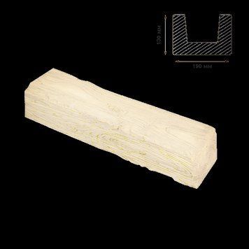 Балка Decowood EQ004 рустик 17х19см (2м) EQ004 фото