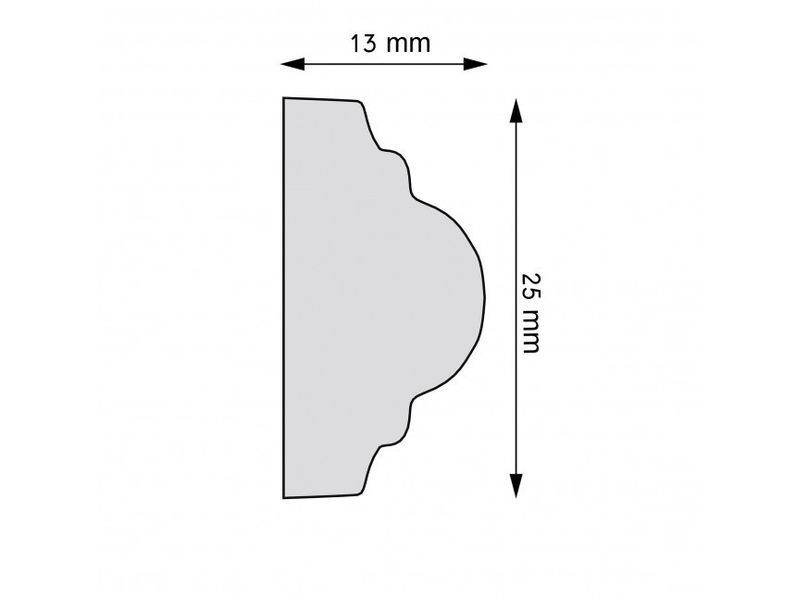 Молдинг с дюрополимеру CEZAR LPC -42 LPC -42 фото