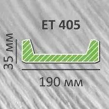 Панель Decowood ET405 модерн 19х3.5см (3м) Красная ET405 фото