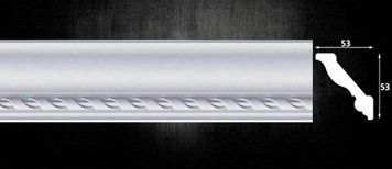 Карниз из пенополистирола с рисунком Optima Decor 707 (53x53)мм 707 фото