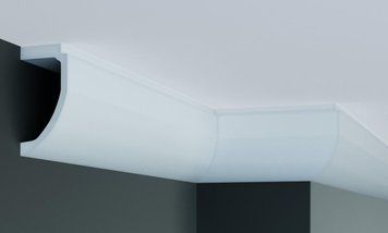 Карниз полиуретановый гладкий Gaudi D&eacute;cor P 883 Flexi гибкий P 883 Flexi фото