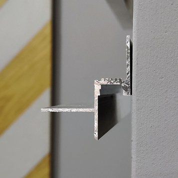 Профіль теневого шва LED без покриття Kluchuk 46.8х41.1х3000 ALU-P14 P14 фото