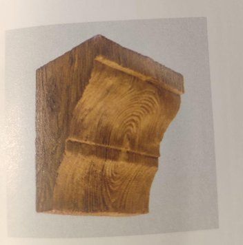 Консоль балки поліуретанової DECOWOOD рустик EQ 036 classic 12х12 світла EQ 036 фото