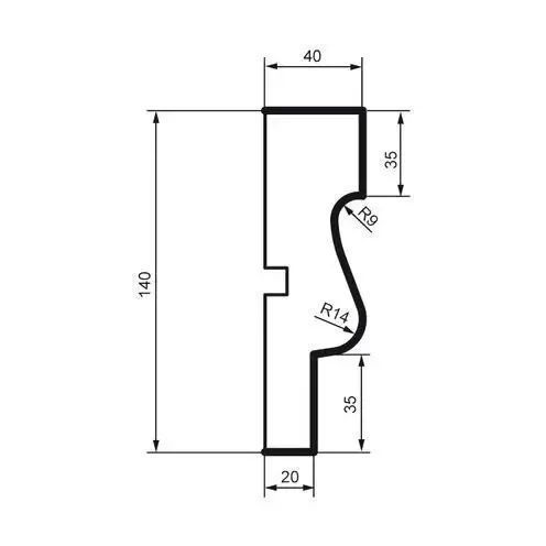 Молдинг фасадный Prestige Decor MC 120 MC 120 фото
