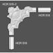 Угловой полиуретановый элемент Grand Decor HCR 518-2 HCR 518-2 фото 2